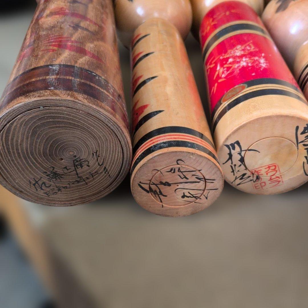 伝統的なこけし人形セット　約29体