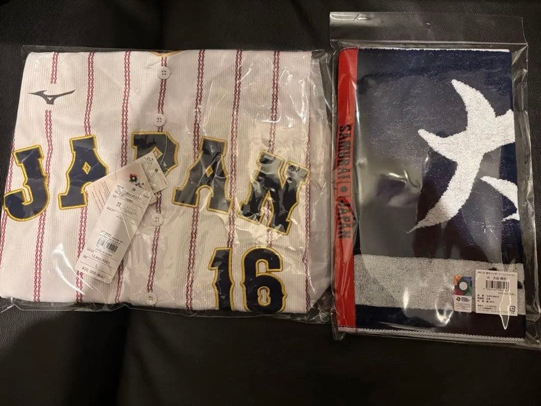 大谷翔平 WBC2026 レプリカユニホーム　ユニフォーム　フェイスタオル