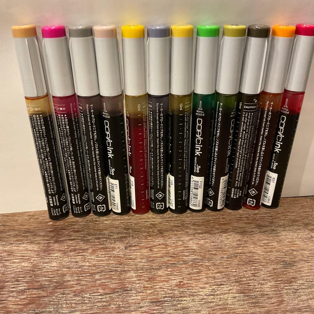 美品！Copic Sketch コピックインク43本+専用ケース 72本用