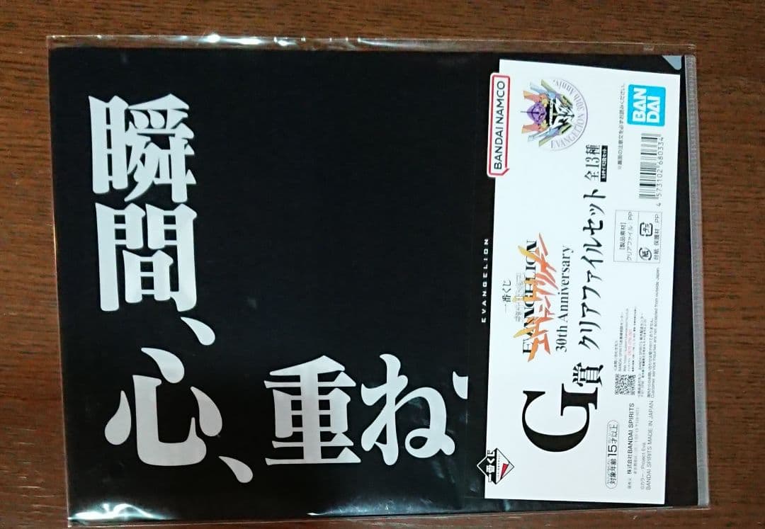 一番くじ 新世紀エヴァンゲリオン G賞 クリアファイルセット 10つ