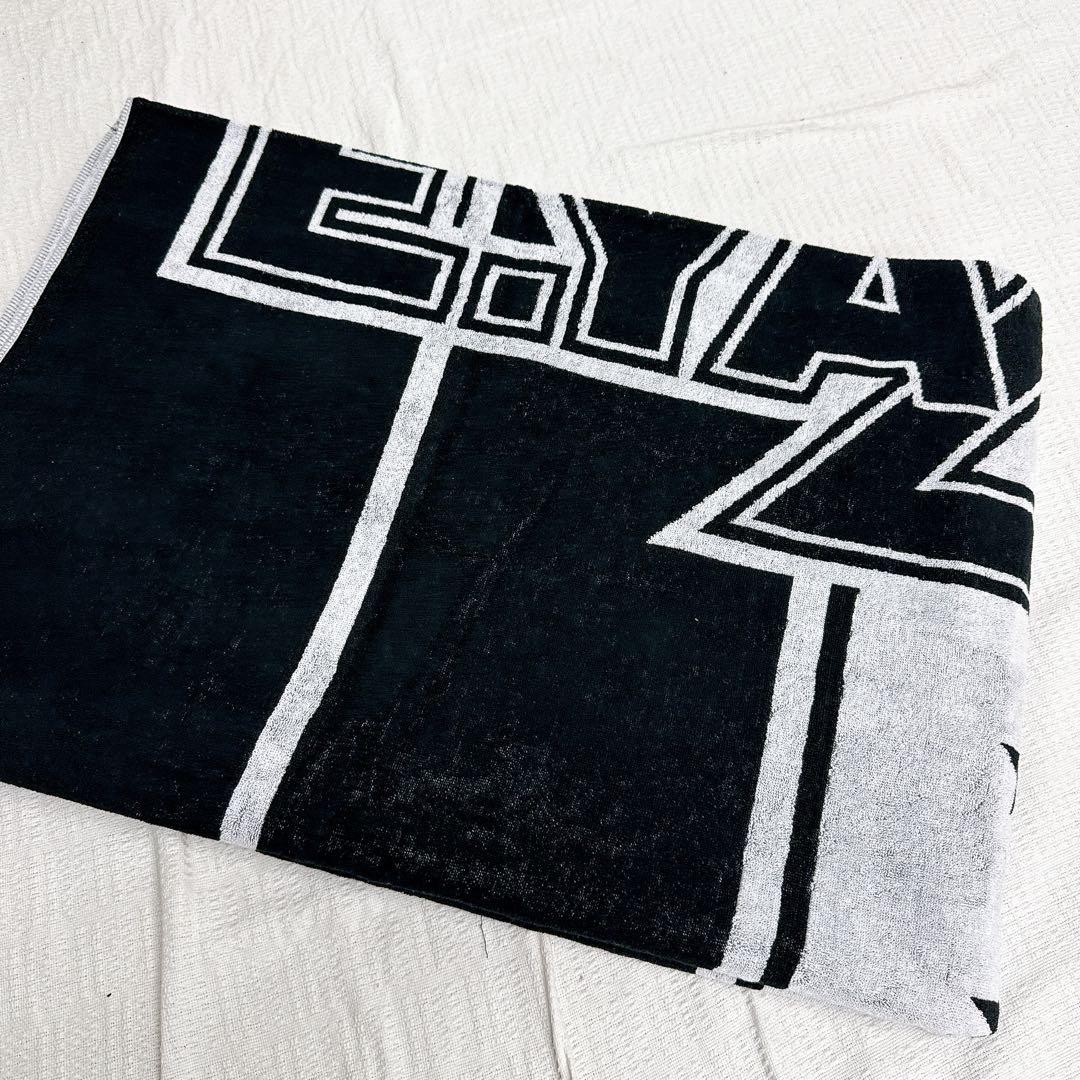 未使用 矢沢永吉 E.YAZAWA ロングタオル 大判 200×140 白黒