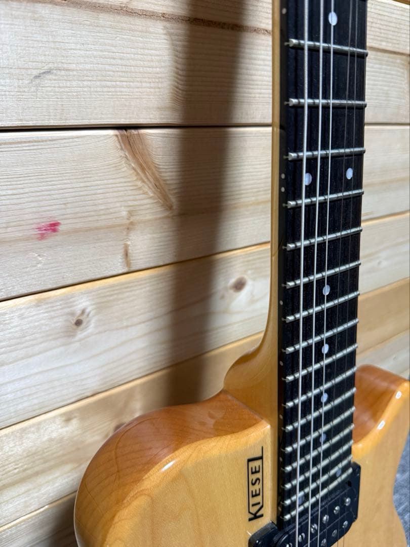 Kiesel エレキギター ナチュラルウッド