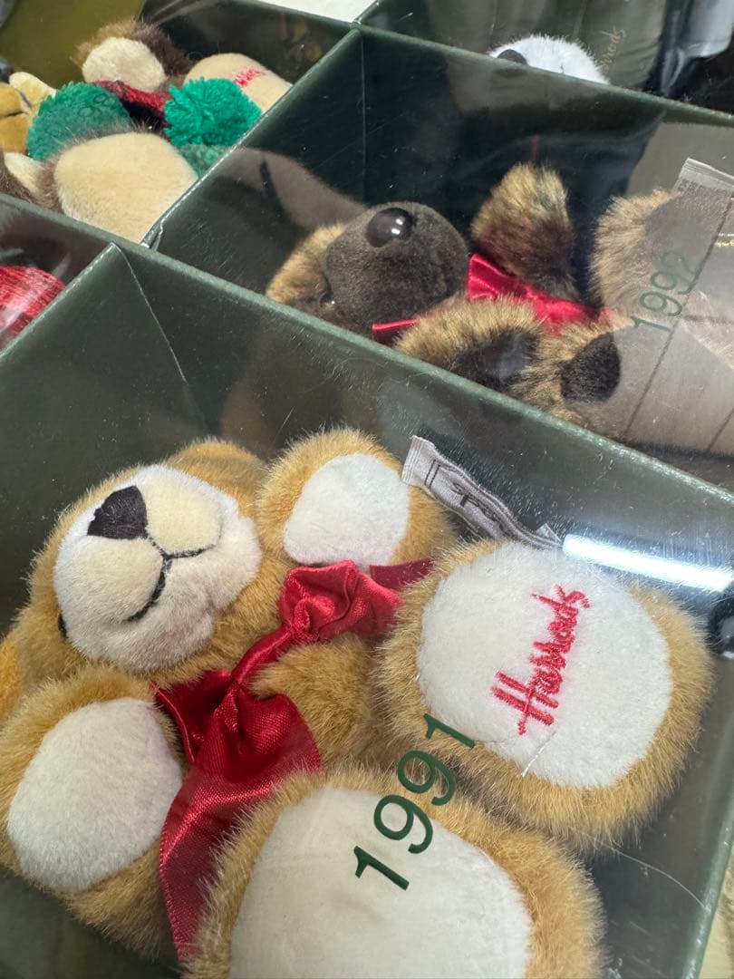 Harrods 15周年　テディベア 15体　1986〜2000