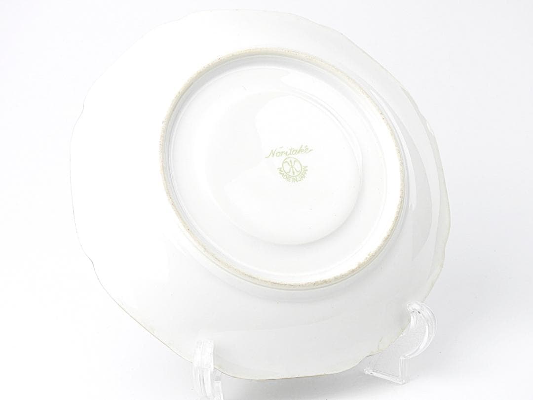 オールドノリタケ 金彩 ターコイズ 薔薇 カップ トリオ