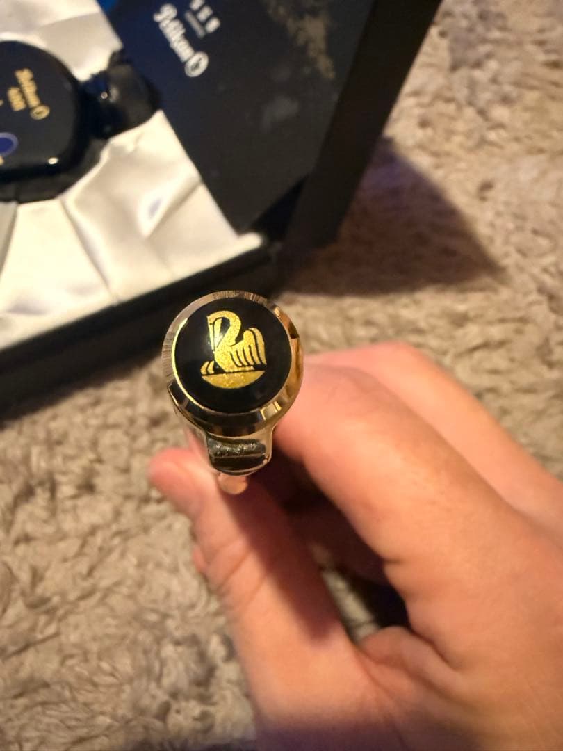 限定ペリカン　万年筆　スーベレーンM600 黒　字幅F