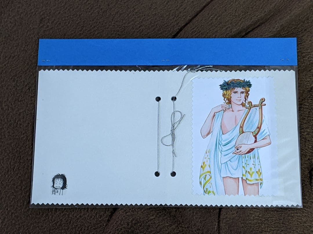 里中満智子 直筆カラーイラスト・サイン入りメッセージカード