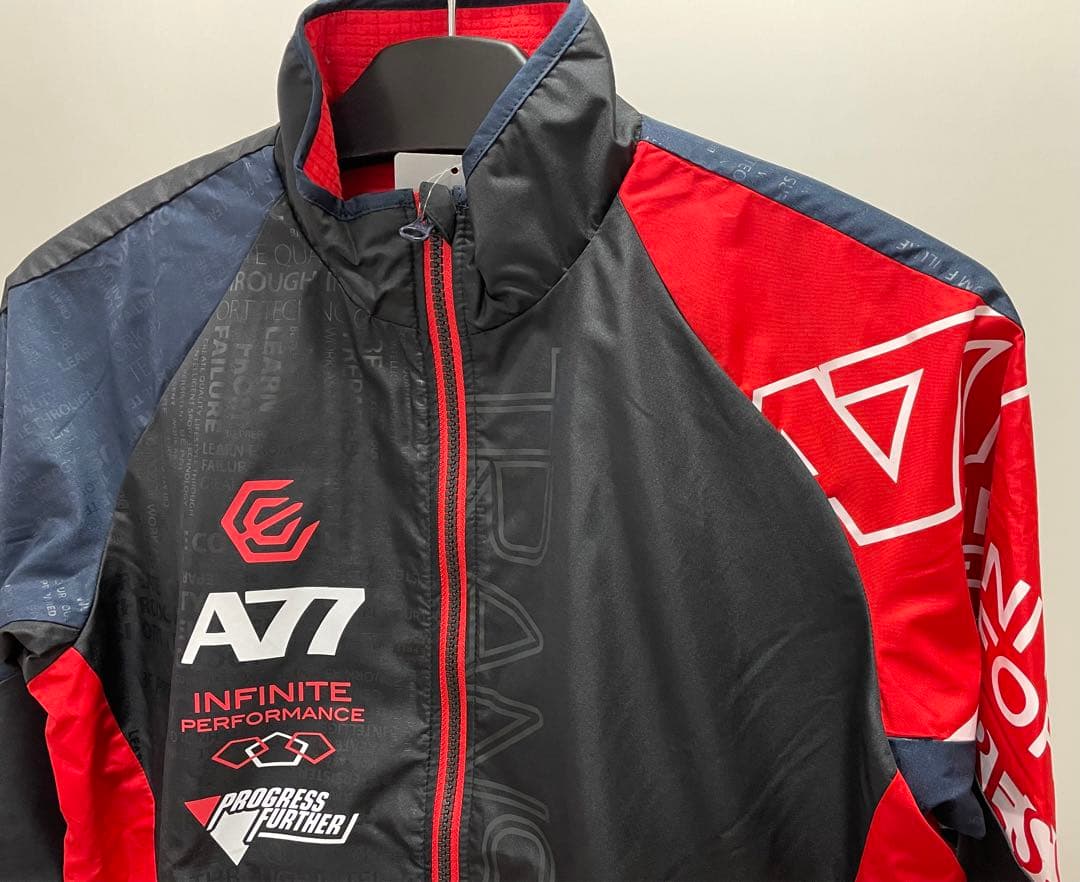 アシックス【S】XAW720-XAW820 ウォーマー上下組 ブラック 黒