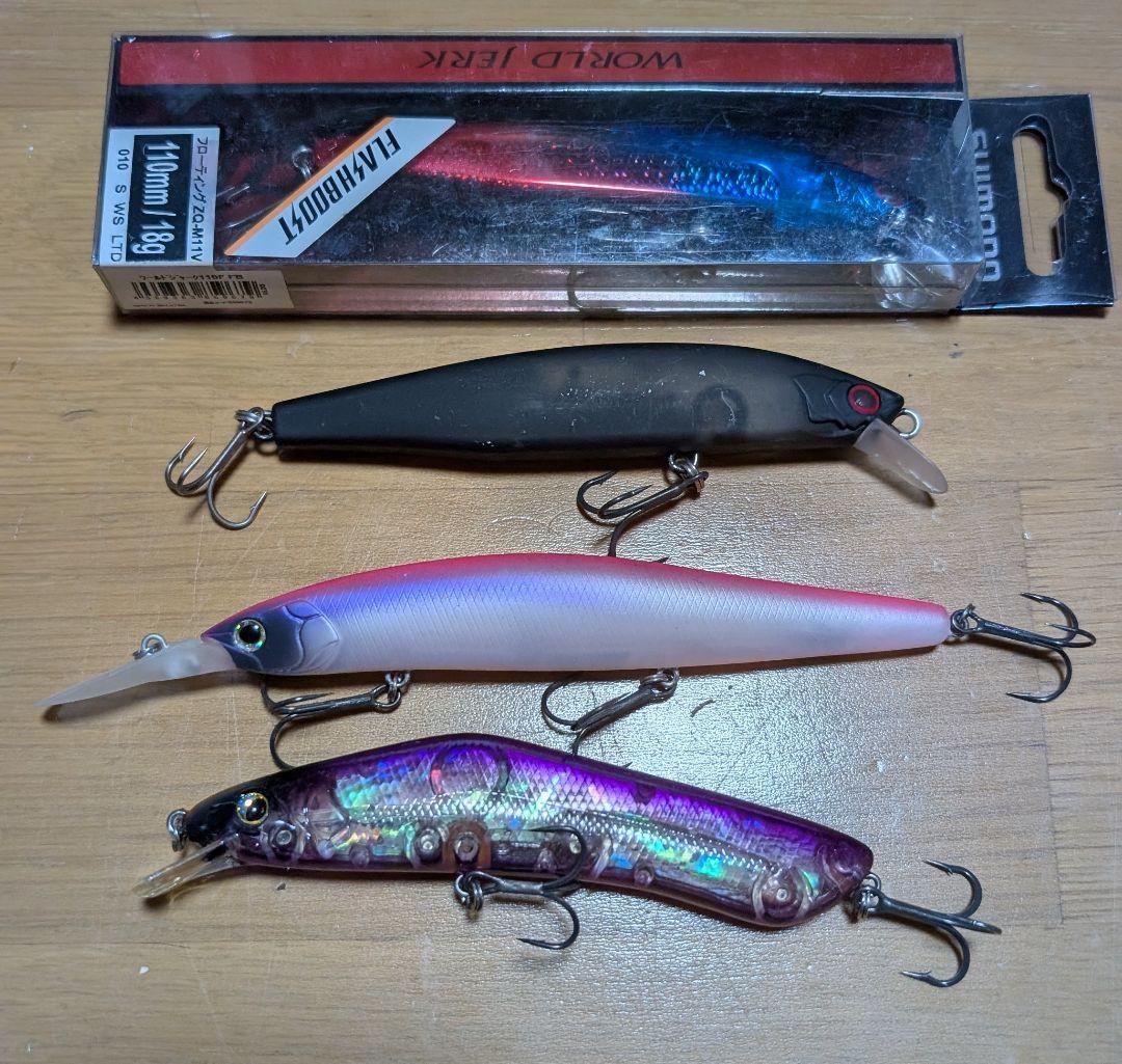 エバーグリーン　メガバス　ハイドアップなど　ミノー　シャッド　セット