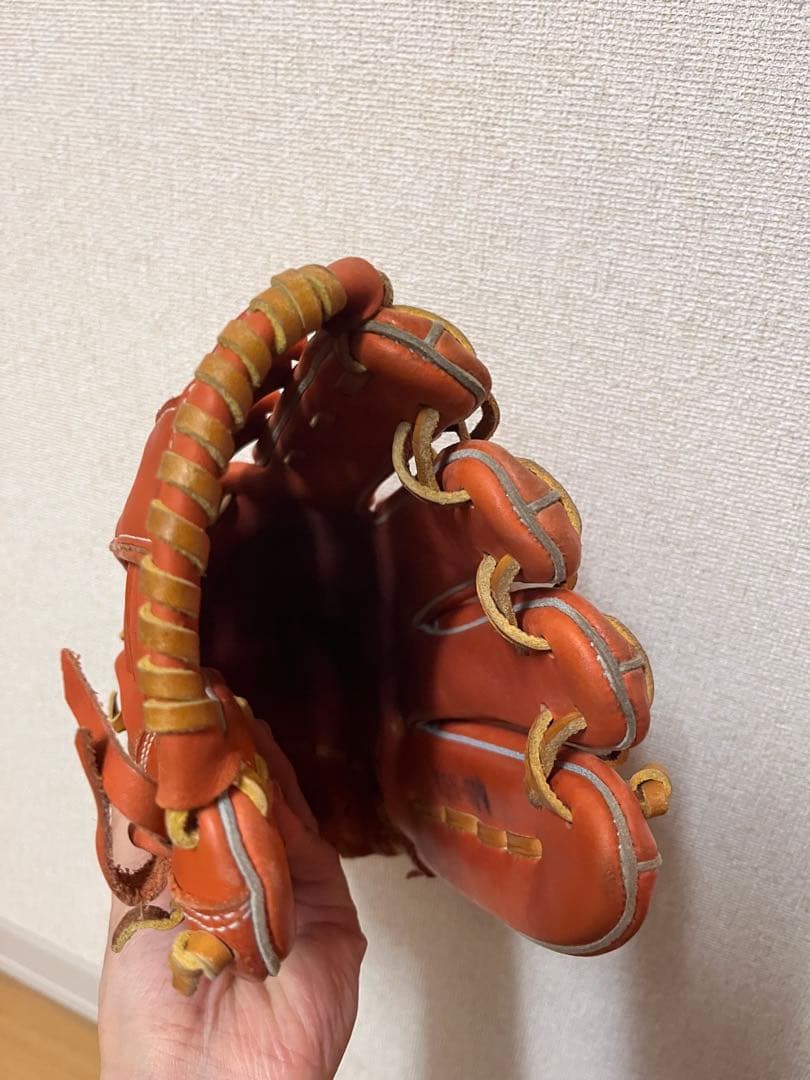 末*堂様 Slugger 軟式グローブ オレンジ