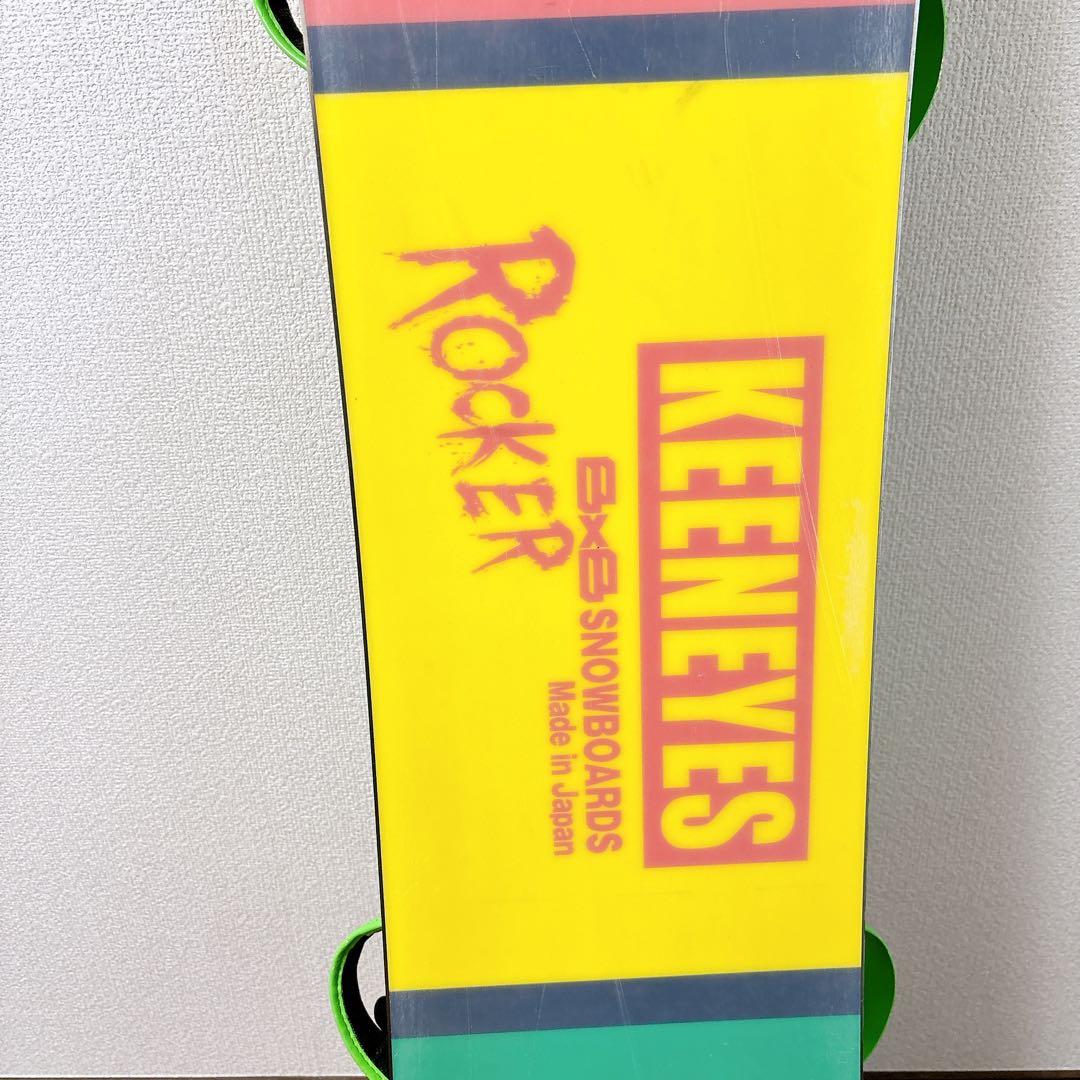 スノーボード KEENEYES 152cm UNION ML ケース付　フォース