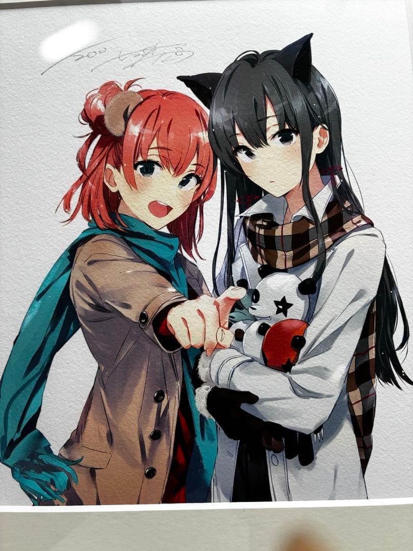 俺ガイル　プリマグラフィ　サイン入り