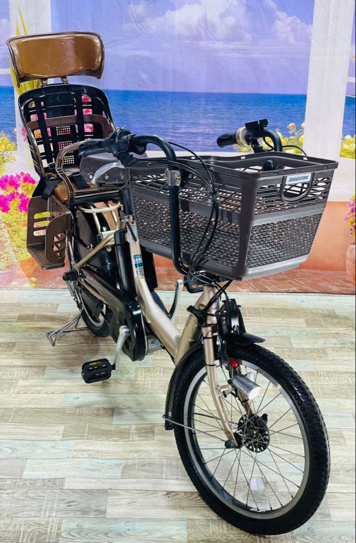 超特価！アンジェリーノ⭐️ブリヂストン子供乗せ電動アシスト自転車Y3083