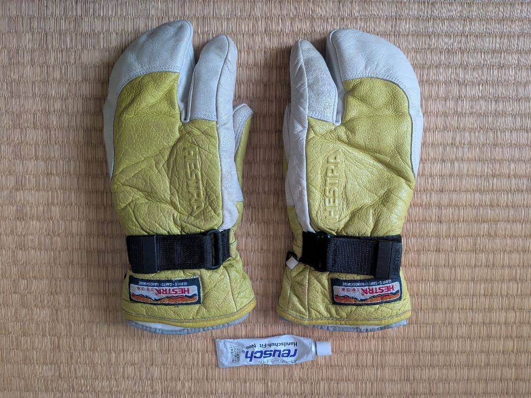Hestra レザー ミトングローブ サイズ7 スノーボード/スキー
