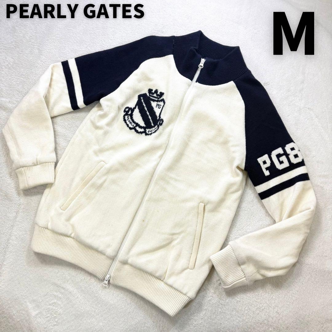 PEARLY GATES ウール混 裏地付き ニットジップジャケット M 日本製
