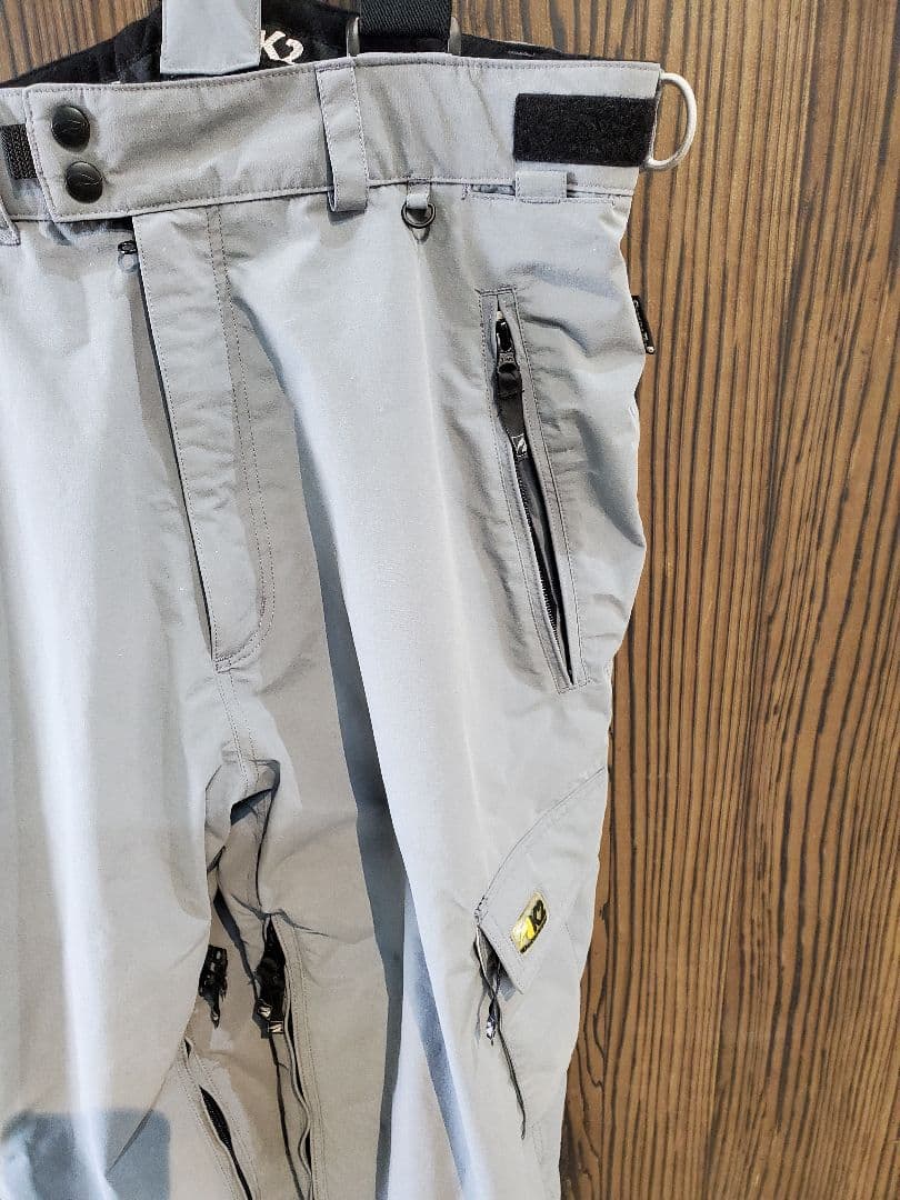 K2 スキーウェア Lサイズ サスペンダー付き