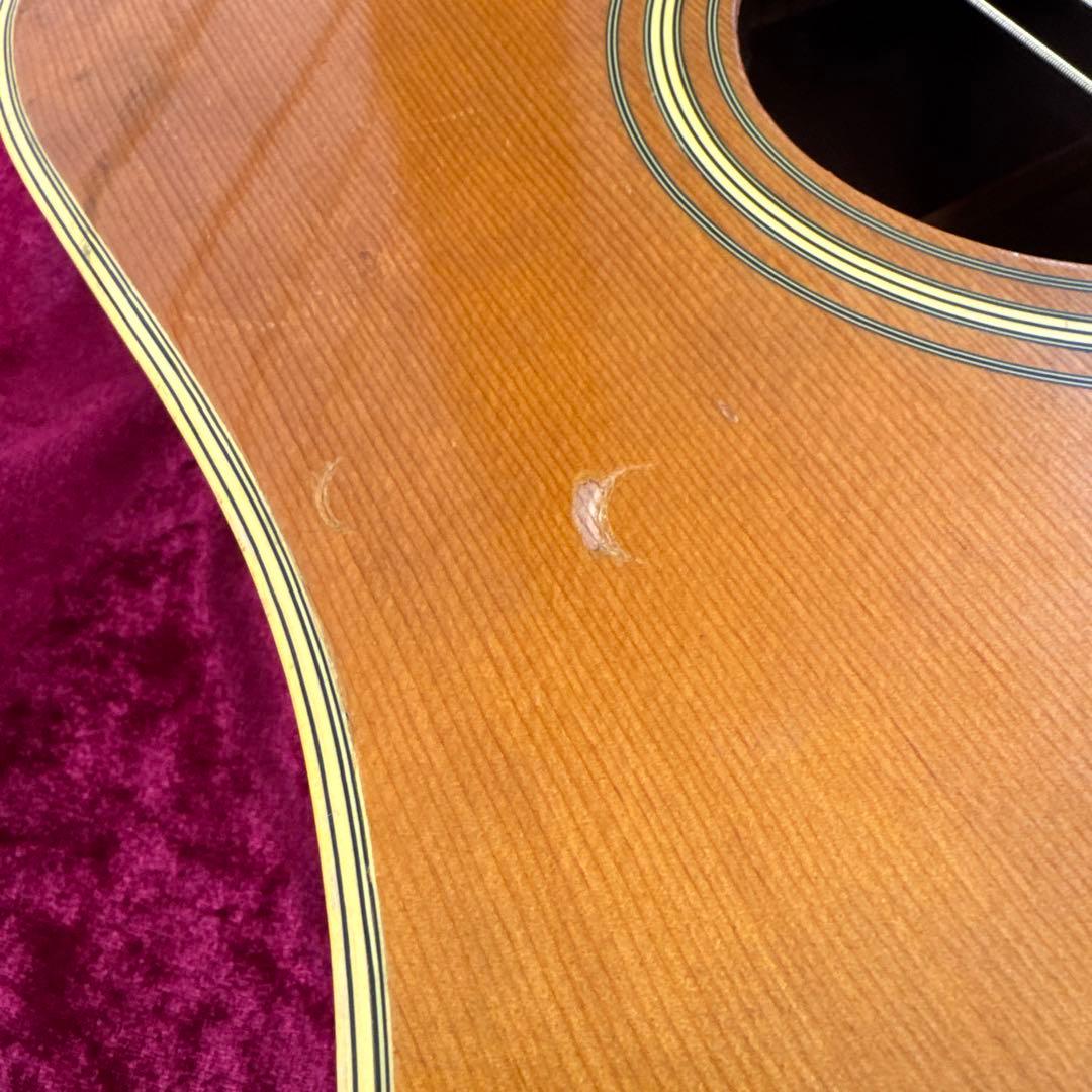 メンテ済 ARIA W200 70年代製 アコースティックギター 日本製 アリア