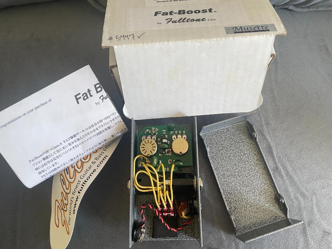 Fulltone / Fat - Boost / 初期 箱付き 美品