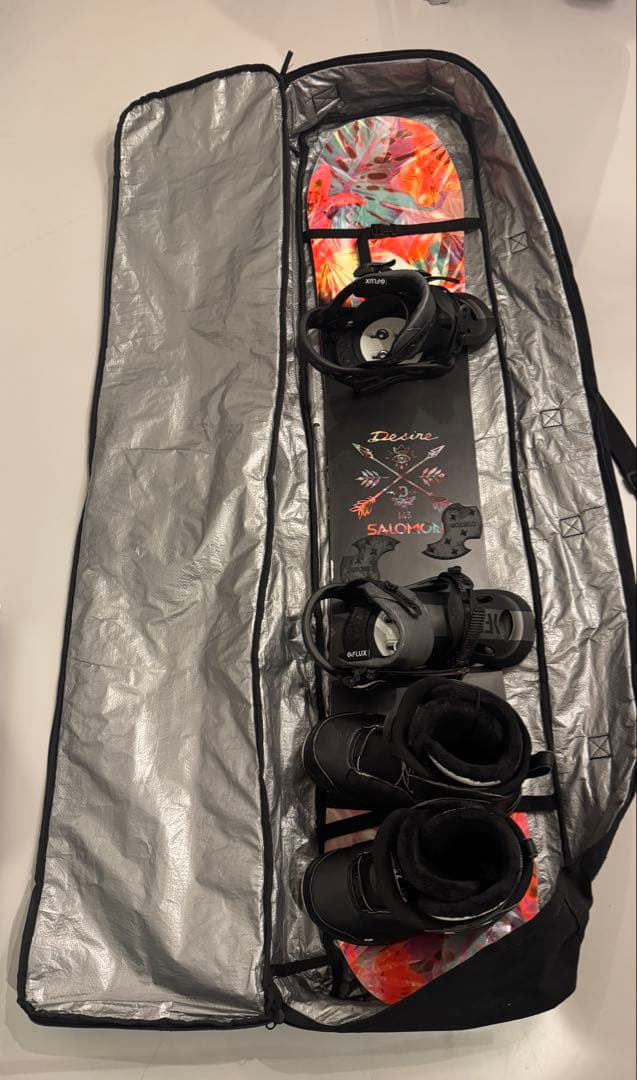 【美品】スノーボード　スターターセット　ケース付