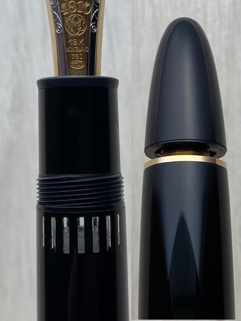 超美品 モンブラン 149 18K (EF) 極細750 万年筆 インク・付属品