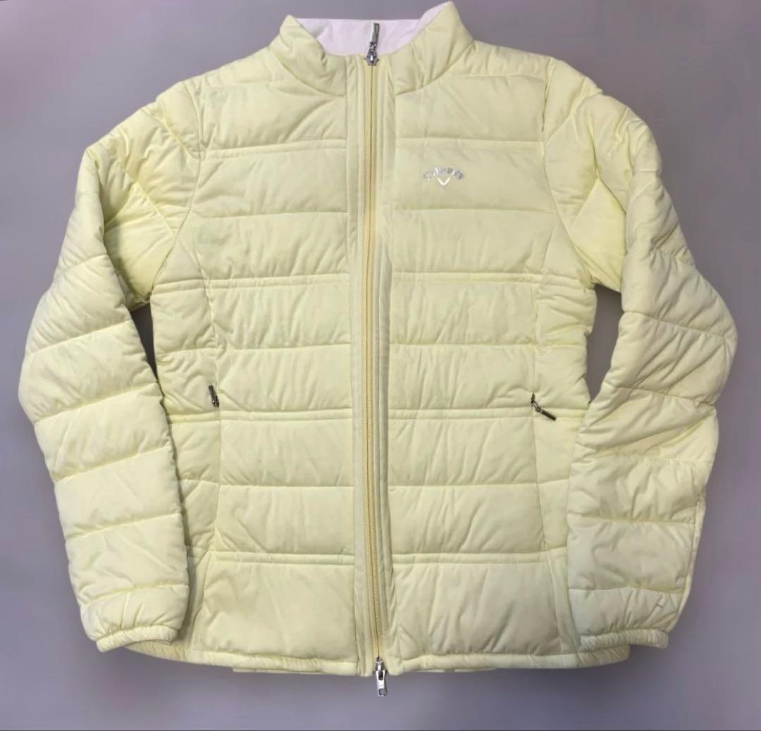 Callaway レディース 中綿入セットアップ ライトイエロー