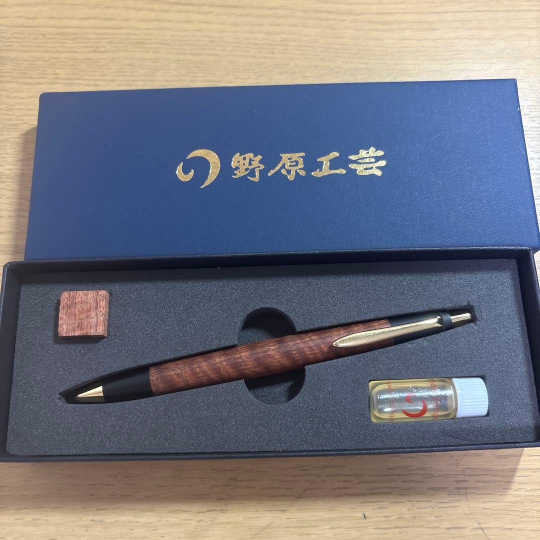 野原工芸 本花梨虎杢　新型シャープペンシル本店限定希少