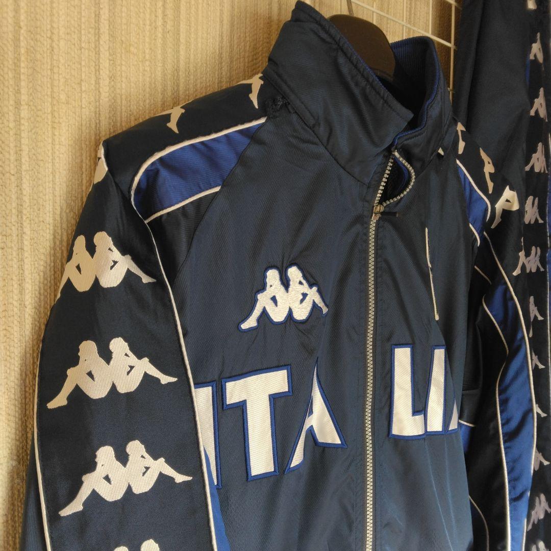 Kappa01/02” イタリア代表ウインドスーツ上下セット Lサイズ