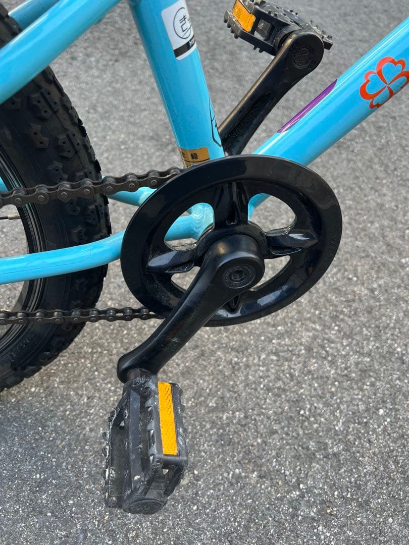 【京都手渡し希望】ヨツバサイクル　マウンテンバイク　自転車　キッズ18インチ