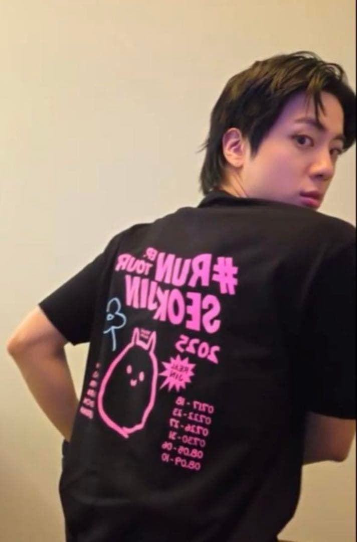 BTS JIN RUN SEOKJIN Tシャツ　Mサイズ