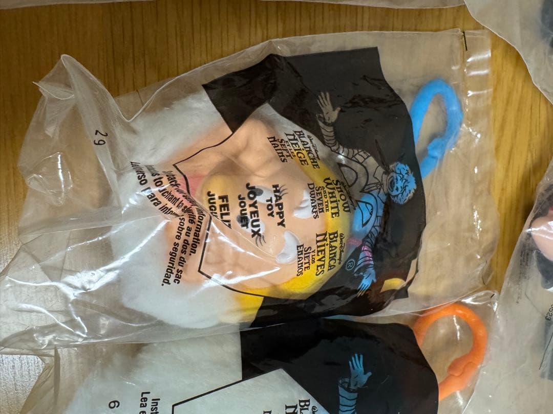 アメリカ マクドナルド ミールトイ 白雪姫 七人の小人 コンプリートセット