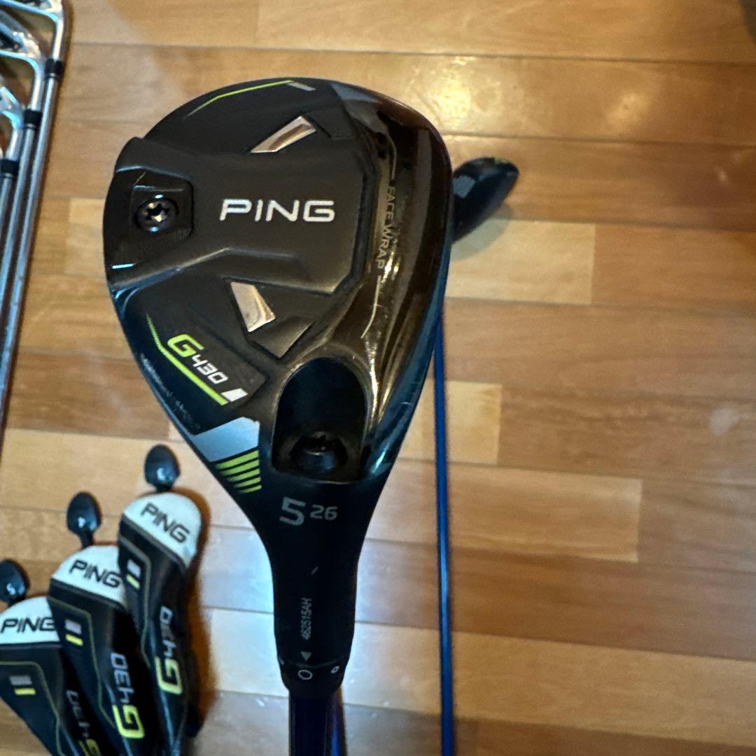 ピンg430 UT 3.4.5.グラファイトデザイン HY85s イオミック黒