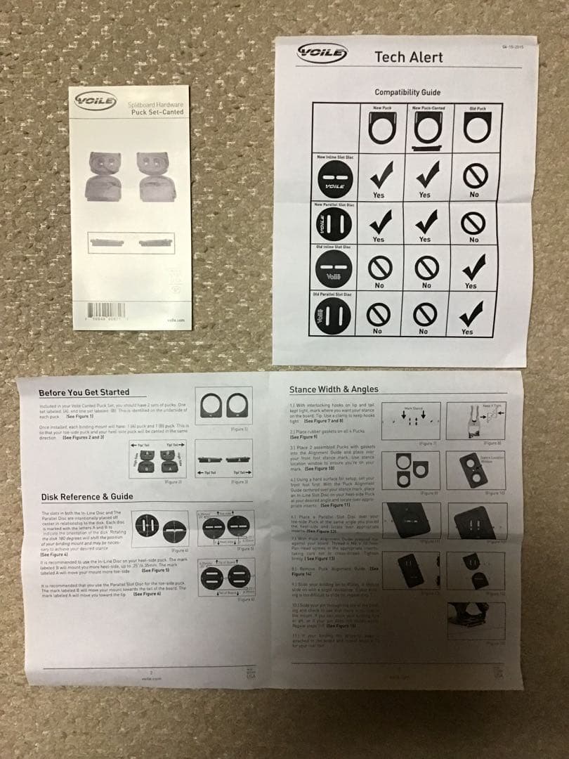 Voile スプリットボード パックセット キャンティッド