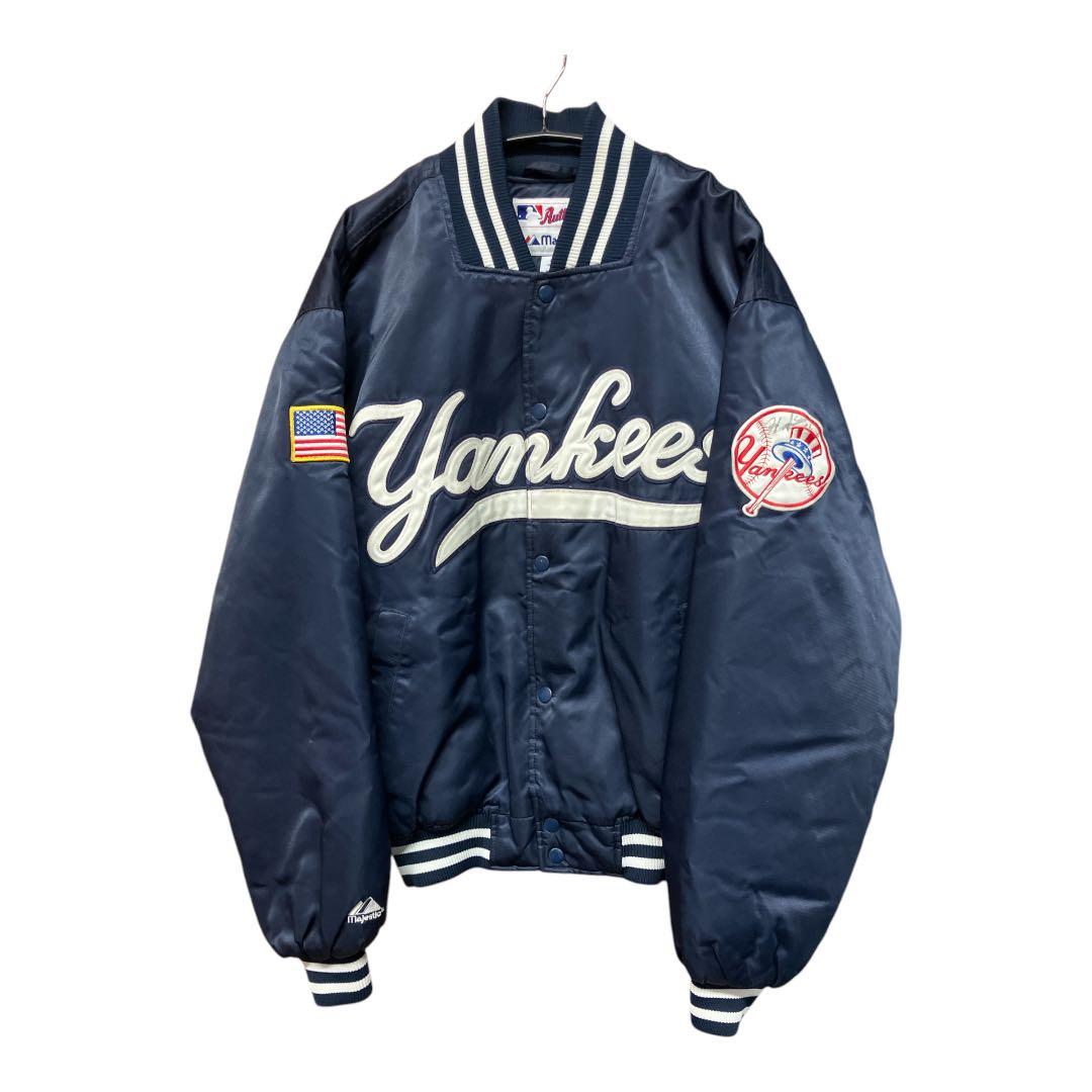 再値下げ　Majestic ニューヨークヤンキース　スタジャン　サイン入り