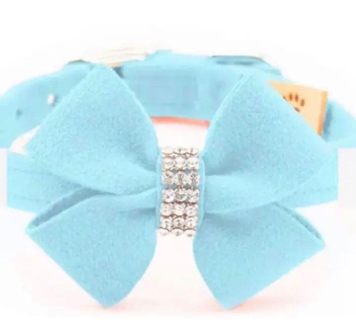 Susan Lanci キラキラドッグ カラー 首輪 2点セット 保存袋付