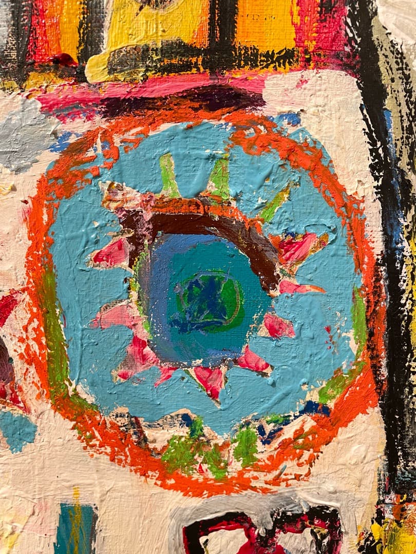 【真作】玉川宗則「Bread！」2016年 アクリル 直筆サイン入り 一点物