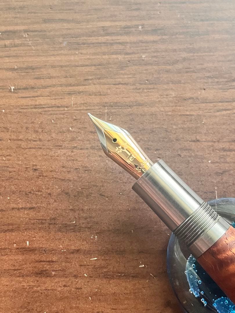 工房楔 クローズドエンド楔 ハワイアンコア F ペリカン モンブラン