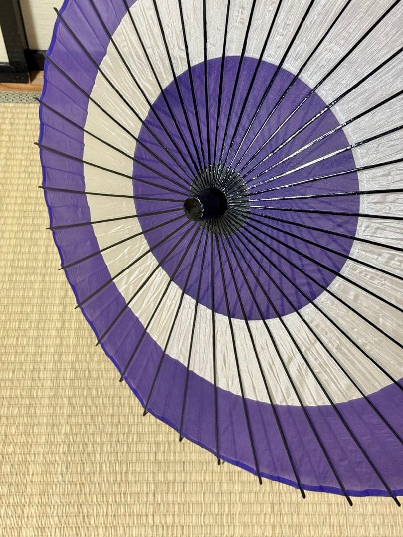 蛇の目傘　番傘　絹　シルク　助六　和傘　傘　二段継　舞踊　大衆演劇　着物　撮影