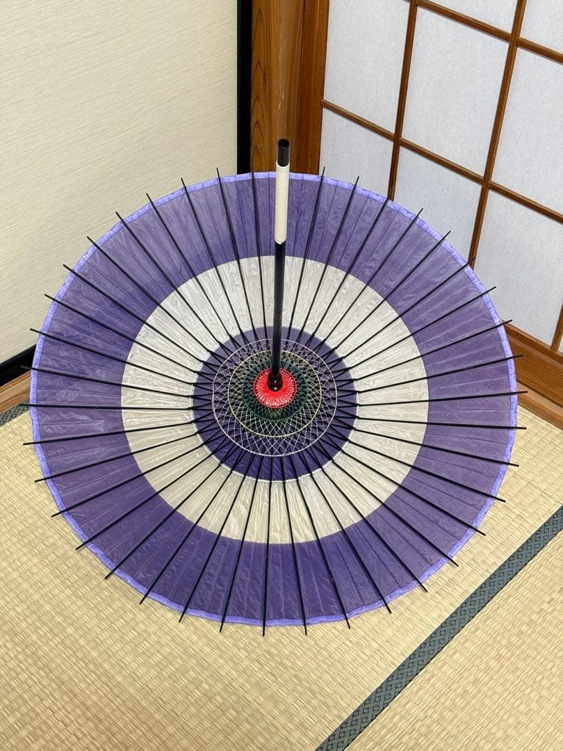 蛇の目傘　番傘　絹　シルク　助六　和傘　傘　二段継　舞踊　大衆演劇　着物　撮影