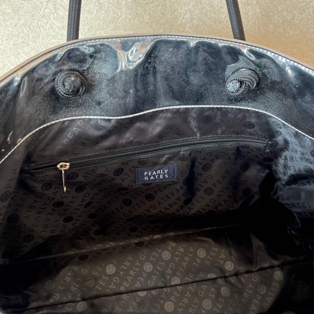 PEARLY GATES ロッカーバッグ　シルバー　トートバッグ