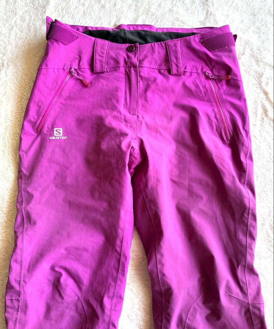 ✨サロモン✨極美品✨SALOMON スキー スノボーウェア　パンツ単品✨ピンクM
