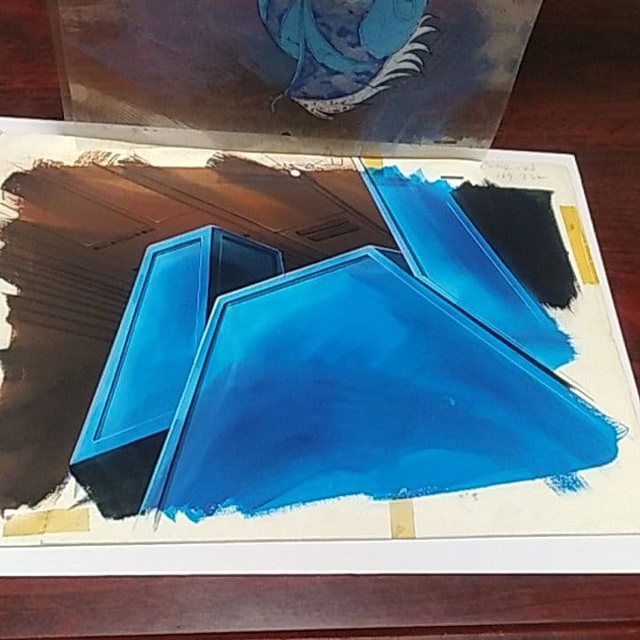 UFOロボ　グレンダイザー　ルビーナ　直筆背景付きセル画　荒木伸吾　姫野美智