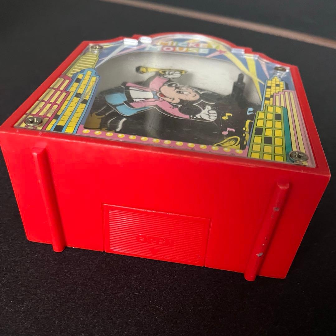 激レア　レトロ　ミッキー　ダンス貯金箱