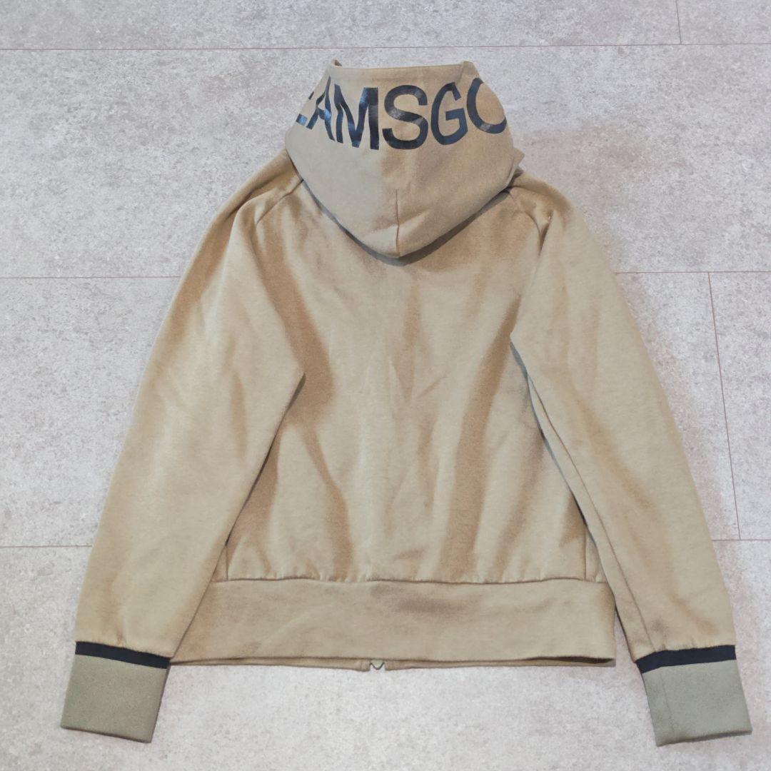 【ビームスゴルフ】オレンジレーベル フードロゴパーカー ストレッチ ダブルジップ