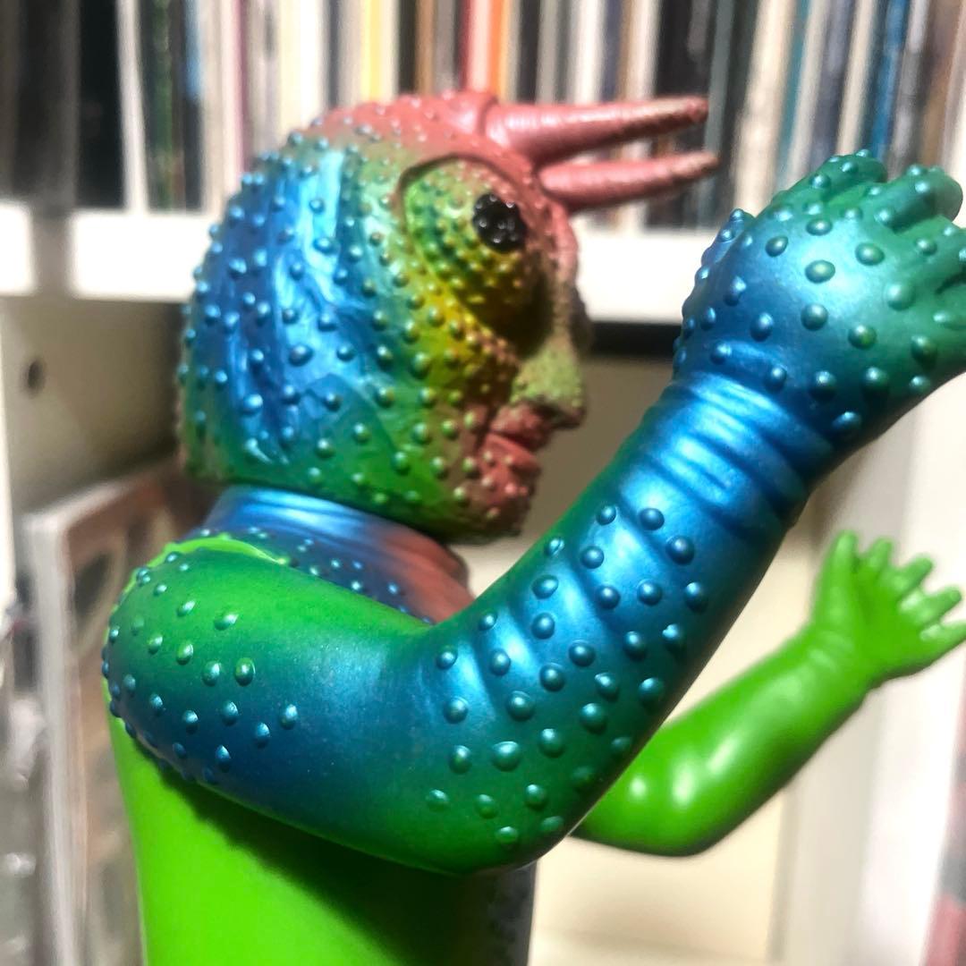 旧バンダイ製 死神カメレオン キングサイズ 美品 ソフビ フィギュア 怪人