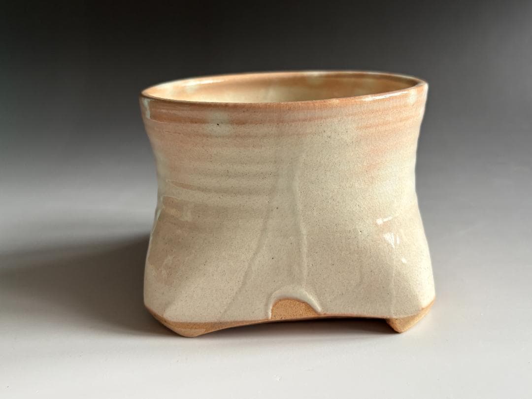 朝日焼　朝日豊斎　茶摘籠形　建水　久田宗也　尋牛斎書付　茶道具　表千家