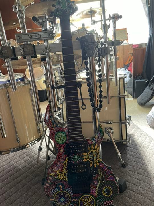 hide サイケ自作ギター