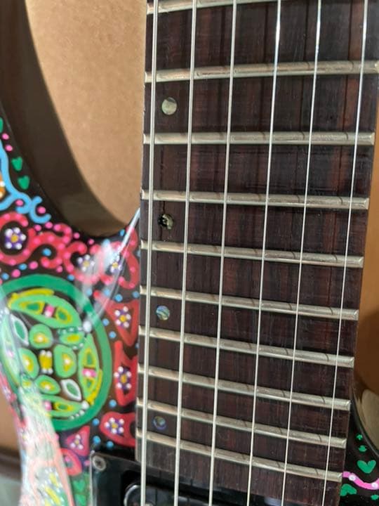 hide サイケ自作ギター