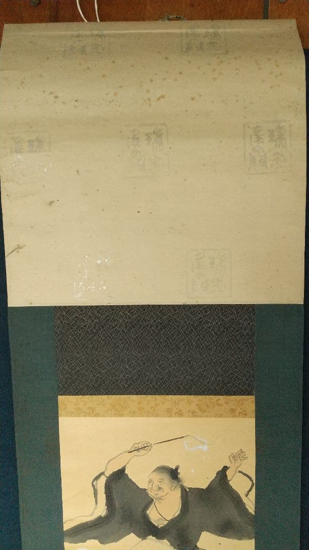 小早川秋聲 秋声  吉祥 黄初平 紙本掛軸