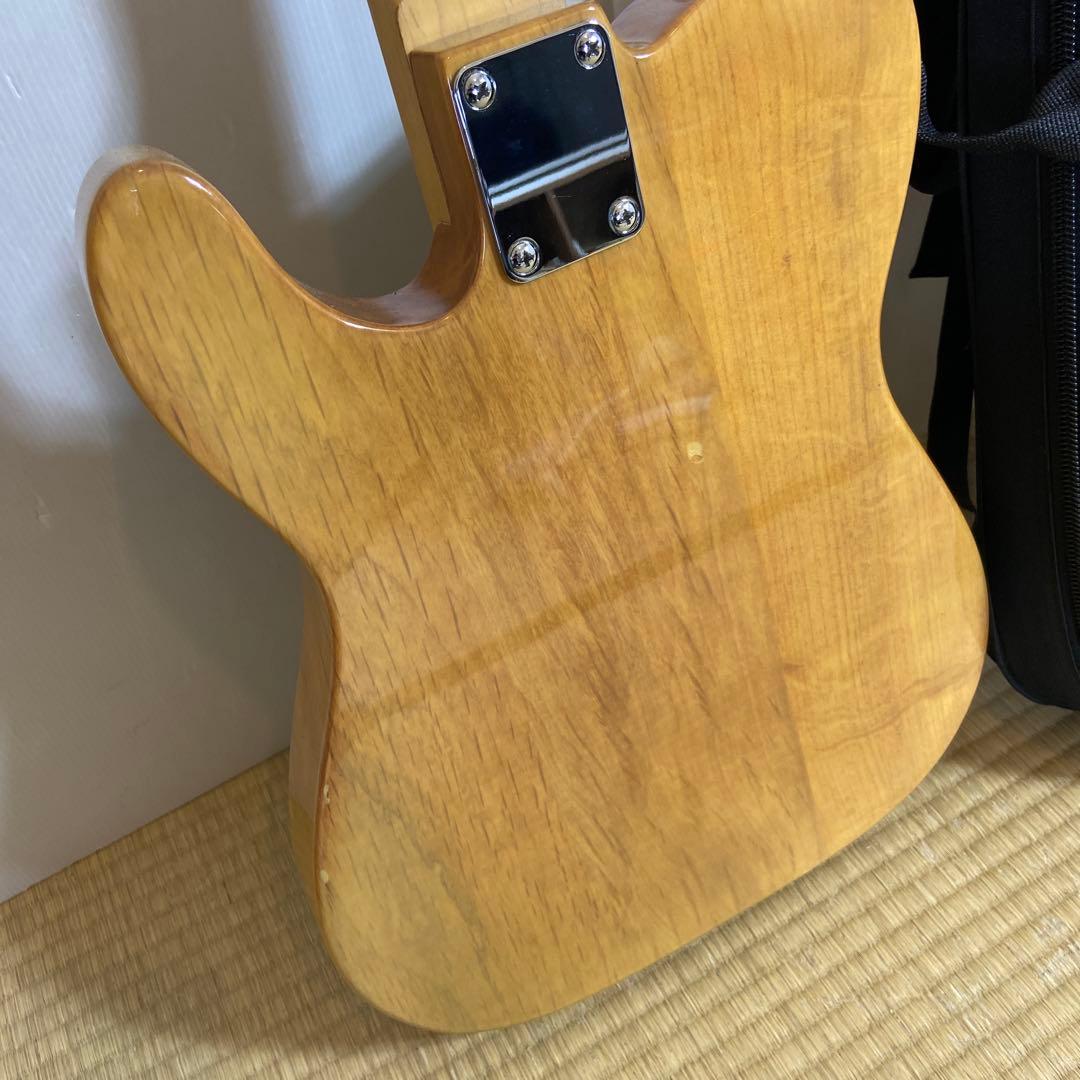 ノーブランド　テレキャスタータイプ エレキギター ギターケース付き