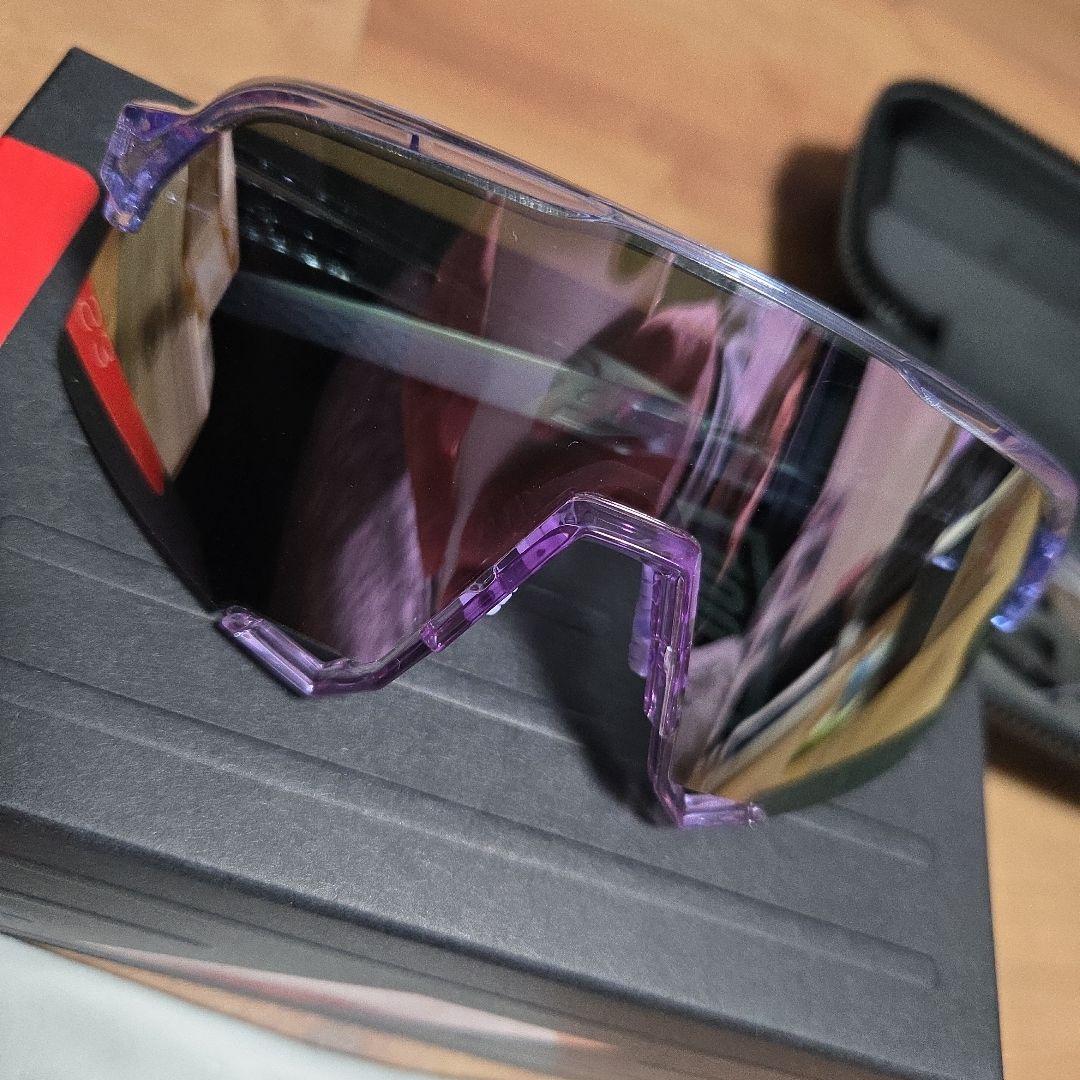 100% S3 クリア ラベンダー ワンハンドレッド サングラス