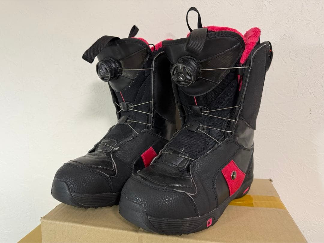 スノーボードブーツ SALOMON IVY BOA ブラック/ピンク